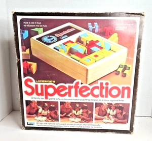 Vintage Superfection Board Game 1975 Lakeside 100% Complete Working - Picture 1 of 7
