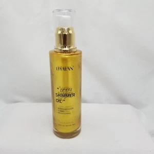 LIYALAN Shimmer Body Oil Rose Gold 4 Color Bronze, 2.8 fl oz - Picture 1 of 8