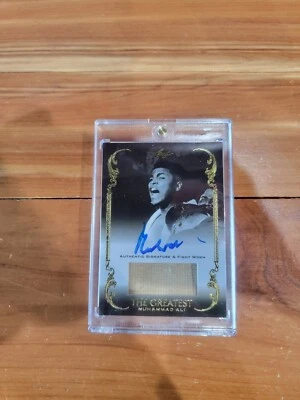 2012 Leaf Muhammad Ali The Greatest Fight Worn Swatch Auto # 1/1 !! 🔥🔥 - Image 1 of 4