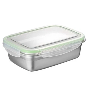 Stainless Steel Crisper Lunch Containers with Lids Insulated Lunchbox - Picture 1 of 12