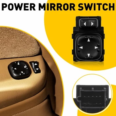 Power Mirror Switch Fit Chevrolet Silverado GMC Sierra 2000 2001 2002 15045085 - Изображение 1 из 4