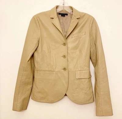  CHAQUETA DE CUERO ENCOGIDA THEORY BRADLEE STAGE 4  Foto 1 de 4