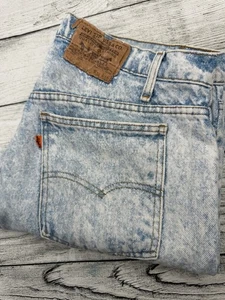 Vintage 80’s Levi’s 505 Orange Tab Acid Light Wash Jeans Men’s 36 X 30 USA - Picture 1 of 5