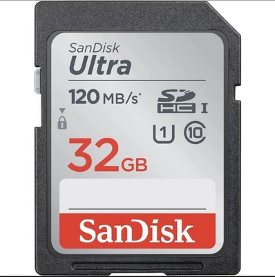 SanDisk Ultra SD Memory Card 32GB SDHC Class 10 For Cameras - Image 1 of 4