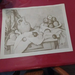 Vintage Print "Still Life" by Paul Cezanne NELSON DOUBLEDAY Inc Printed in USA - Picture 1 of 2