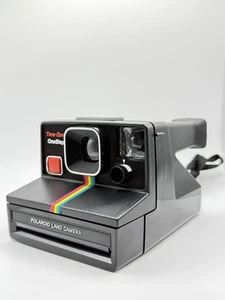 Vintage Polaroid Time-Zero One Step Rainbow Stripe Polaroid Land Camera TESTED✅ - Picture 1 of 5