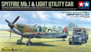 Tamiya 25211 Supermarine Spitfire Mk.I & Light Utility Car 10HP - 1:48 - Bild 1 von 1