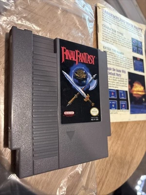 Final Fantasy With Manual (Nintendo NES, 1990) Authentic - Image 1 of 4