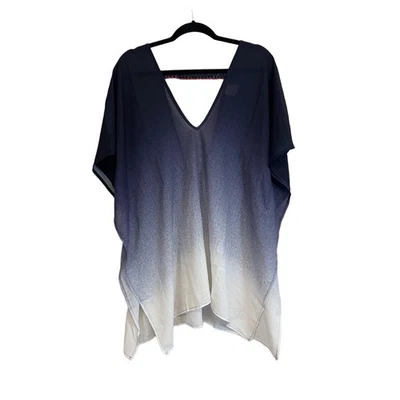 Xhilaration Kaftan Cubrir M Ombre Playa Vacaciones Resort Verano Natación Boho Mar Foto 1 de 4