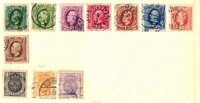 Sweden Collection Lot Of Early Stamps As Received Mint/Used - Image 1 of 4