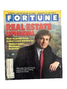 Vintage FORTUNE Magazine Real Estate Upheaval, Donald Trump, December 8, 1986 - Picture 1 of 1