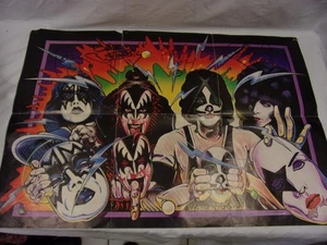 KISS~ Poster autografato SMASCHERATO 22 X 33 Victor Stabin COSÌ COM'È NO RESI - Foto 1 di 9
