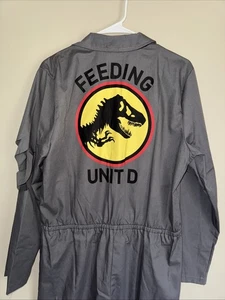 Jurassic Park Men’s Costume Size Medium Halloween Party Feeding Unit D Worker - Picture 1 of 6
