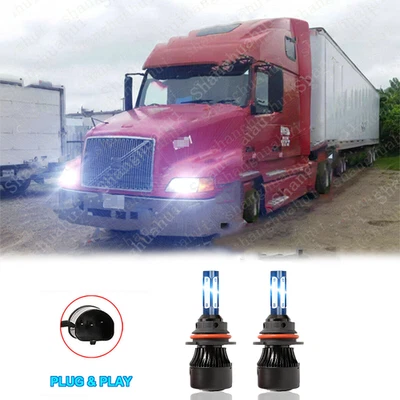 LED Headlight Bulbs For 1998-1999 Volvo VN 2000 - 2003 VNL 2000 - 2017 VNM Truck Foto 1 de 4