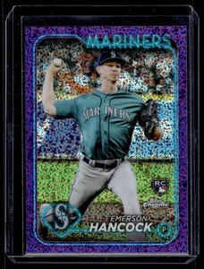 2024 Topps cromo Emerson Hancock #245 novato mota púrpura/299 radiocontrol - Imagen 1 de 2