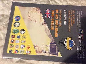 2019 INTERNATIONAL NUMBER ONE CUP YOUTH CUP @ BRISTOL ROVERS 9 - Picture 1 of 1