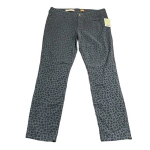 Anthropologie Pilcro and the Letterpress Fit/Stet Pants Size 32 Animal Velvet - Picture 1 of 14