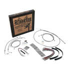 Burly Apehanger Cable / Line Kit For 14-16 FLHR. Without ABS (NU) - 16 Inch
