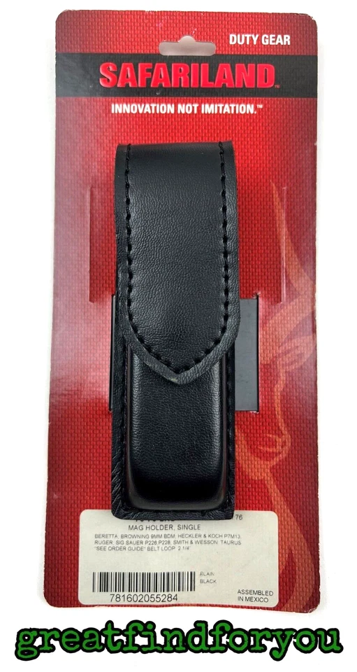 NEW ! Safariland 76-76-2HS (Hidden Snap) Single Magazine Holder / Case - L@@K!! - Image 1 of 4