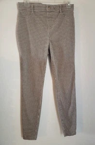 Time and Tru Pull On Pants Women's Size M (8-10)  Houndstooth skinny Stretchy - Picture 1 of 5