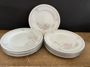 LEGENDARY by NORITAKE Easthampton #3491 China Set/9 6” Bread Plates - Picture 1 of 6