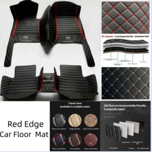 Custom For Cadillac All Models Car Floor Mats Waterproof Non-slip Luxury Carpets - Foto 1 di 29