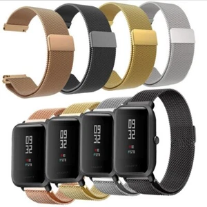 Für Huami Amazfit Bip/2 Mini/GTR 2 Ersatz Metall Mailänder Schlaufe Bandbandband Riemen - Bild 1 von 15
