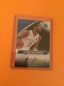 2016 Panini Collegiate Kentucky UK Aaron Harrison Auto Autograph Black /10 - Picture 1 of 2
