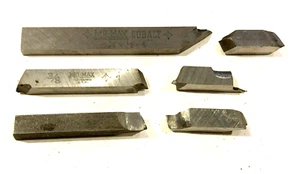 Vintage 6 Stck Cleveland MO-MAX KOBALT WERKZEUG BITS SET 1/4" x 1/2" x 4" Machinest Tools - Bild 1 von 5