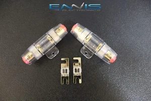 MINI PORTAFUSIBLES ANL CALIBRE 4 6 8 10 (2) CON (2) FUSIBLES 80 AMPERIOS AFC MIDI FUSIBLES ALTOS - Imagen 1 de 4