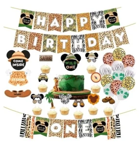 Mickey's Safari 1st Birthday Party Supplies!! - Picture 1 of 4