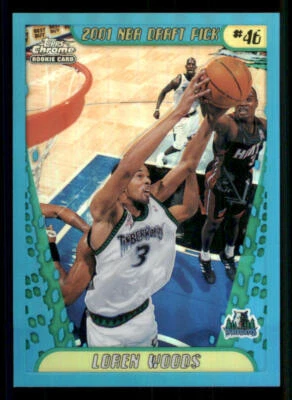 2001-02 Topps Chrome Refractors #160 Loren Woods - Image 1 of 2