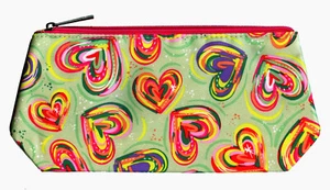 Clinique Love Hearts Mintgrün Make-up Kosmetiktasche - 2023/2324 - Bild 1 von 1