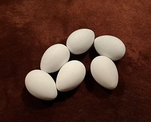 Faux Eggs by the Each Display Decorating Crafts Vintage - Picture 1 of 1