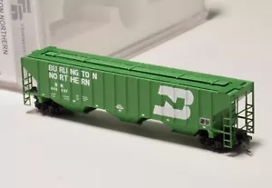 Spur Z Freudenreich FR Burlington Northern PS-2cd Covered Grain Hopper BRASS - Bild 1 von 3