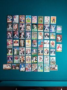 Lot of 59 Philadelphia Phillies Baseball Cards Utley Howard Rollins Kruk Dykstra