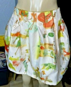 Grifflin Paris Overlay Paris Scene Skirt Sz S/M NWTS Orig $59.99 YB ** - Picture 1 of 11
