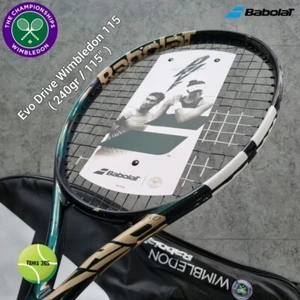 Babolat EVO Drive 115 Wimbledon Tennisschläger #2 Grip 4 1/4 Neu mit Hülle - Bild 1 von 21