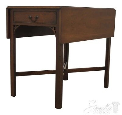 F55946EC: KITTINGER Chippendale Mahogany Pembroke Table - Image 1 of 4