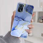 Marble Personalised Case Clear Phone Cover For Oppo A58 A17 Reno 8 10 Find X5 X6