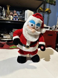 Gemmy Santa Claus Animado Bailando 13” Peluche Navidad Cha Cha Slide - Imagen 1 de 9