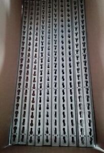 Job Lot 10 X Metal Keyhole Tracks 5ft Lengths ( 1.5m ) And hot dipped galvanised