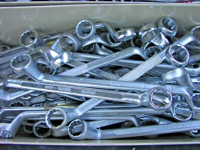 Doppelringschlüssel 24/27 DIN 838 Ring Schlüssel gekröpft Bundeswehr Bw Werkzeug - Bild 1 von 4