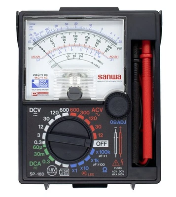 SANWA Analog-Multitester Schutzhülle Integriert SP18D Japan - Bild 1 von 4