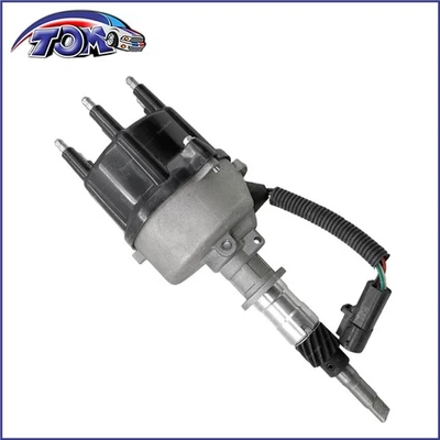 点火分销商带盖子和转子适用于 87-90 吉普切诺基 Wagoneer L6 4.0L  — 第 1/2 张图片