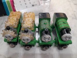 2 Percy Jack Frost 1 Percy Polvo de Carbón 1 Madera Percy Lisa Thomas And Friends - Imagen 1 de 11