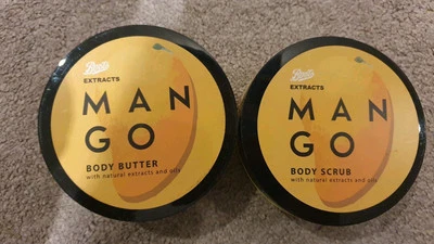 2 x BOOTS Extracts Mango Body Scrub 250ml - Image 1 of 2