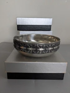 Juego de 4 cuencos Arthur Salm Crown 18/8 acero inoxidable 4-7/8" Suecia nuevos en caja - Imagen 1 de 8