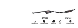 Redback Performance Exhaust System for Holden Commodore (09/1997 - 08/2004), Sta - Picture 1 of 9