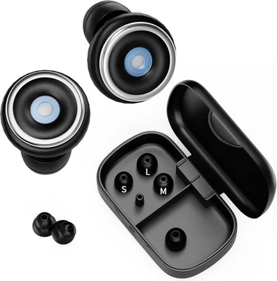 BRANDED Tappi Orecchie, Tappi Orecchie Silicone per Sonno Cancellazione Rumore 50 DB Auricolari Soft Wat